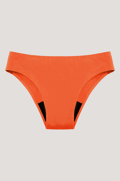 Bikini menstrual sin fugas (naranja)