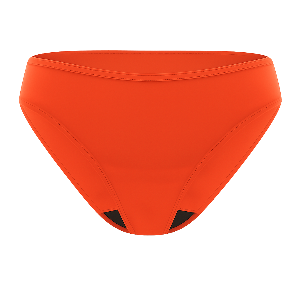 Bikini menstrual sin fugas (naranja)